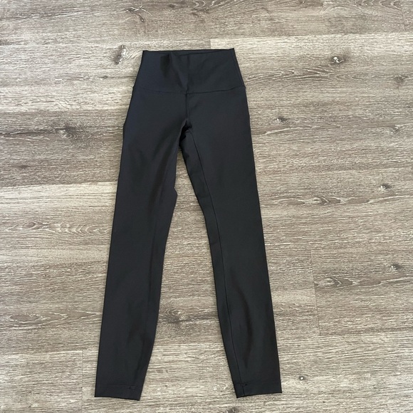 Lululeon Black High-Waisted Leggings - Picture 1 of 5